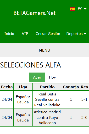 boletas de apuestas ganadoras